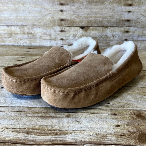 Dluxe Size 9 Mens New Slippers Suede By Dearfoams - Picture 2 of 13